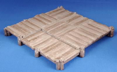 Large wooden platform (painted)